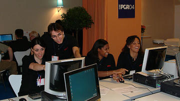 Cybercafe at EuroPCR 2004