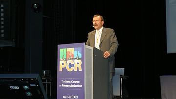 Jean Marco presenting at EuroPCR 2004