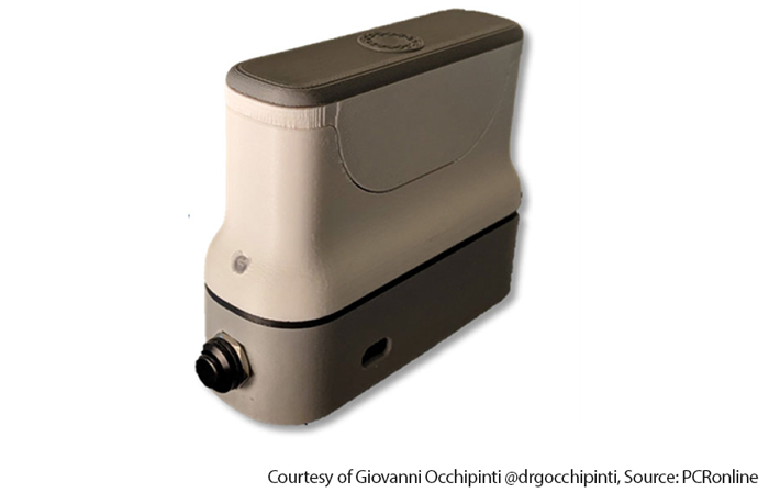 Figure 1. The wrist-worn transdermal-infrared spectrophotometric sensor (T-ISS) prototype.
