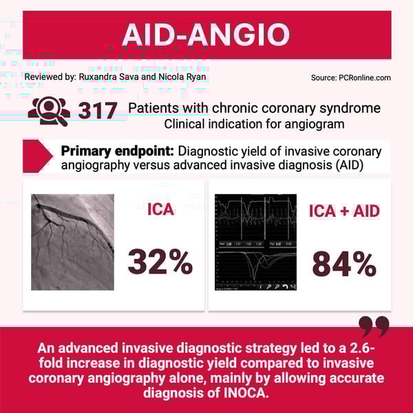 Comprehensive diagnosis in chronic coronary syndromes combining angiography and intracoronary testing: the AID-ANGIO study