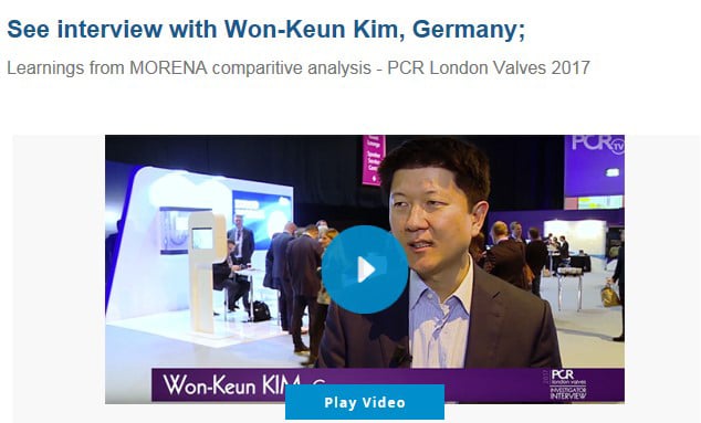See interview with Won-Keun Kim, Germany - Learnings from MORENA comparitive analysis - PCR London Valves 2017