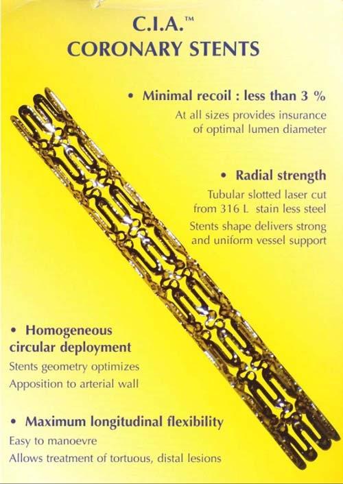 Coronary Stent by C.I.A 