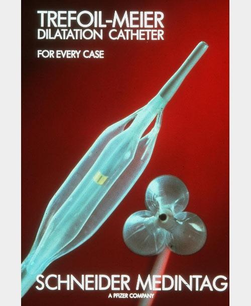 Trefoil-Meier Dilatation Catheter Schneider Medintag By PFIZER Company 