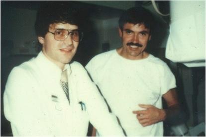 Bernie Meier and Andreas Grüntzig, Zurich, 1979