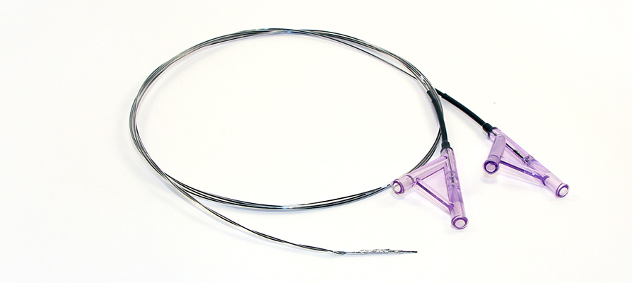 AVE stents for bifurcations, mounted on two balloons