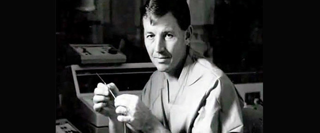 John Simpson with his steerable system