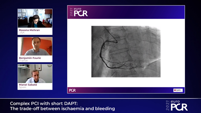 Complex PCI with short DAPT: the trade-off between ischaemia and bleeding