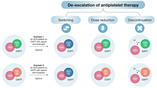 Post PCI anti-thrombotic strategies