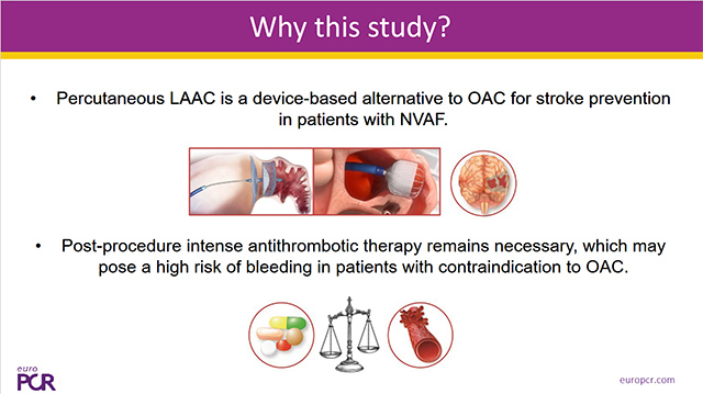 LAA closure and anthrombotic therapies