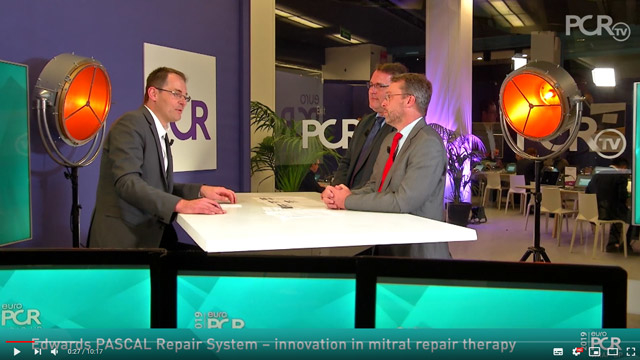 Mitral valve repair outcomes using the PASCAL repair system – EuroPCR