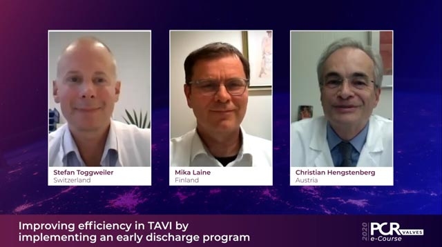 Improving efficiency in TAVI by implementing an early discharge program