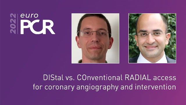 DIStal vs. COnventional RADIAL access for coronary angiography and intervention