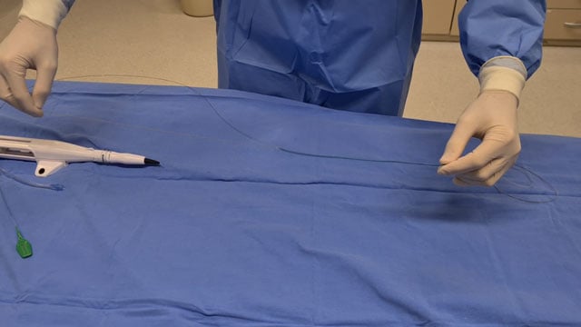 How to solve rotational atherectomy burr entrapment with a guide extension catheter in 4 steps