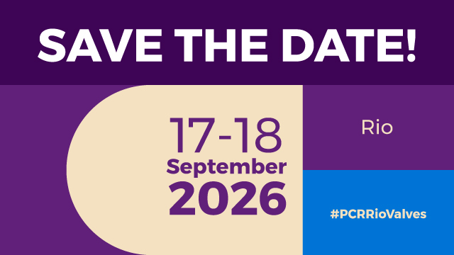 Save the date PCR Rio Valves 2026