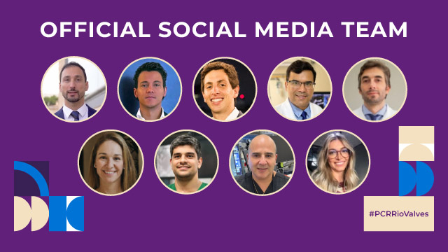 #PCRRioValves 2025 Social Media Team: sharing knowledge, experience and practice 