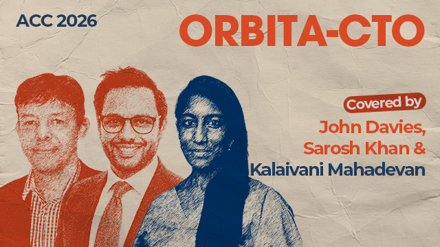 ORBITA-CTO: Chronic total occlusion PCI in stable angina