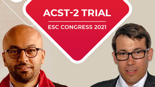 ESC Congress 2021 - ACST-2: stenting vs. surgery for tight carotid stenosis