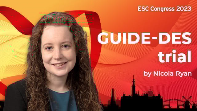 The GUIDE-DES Trial - QCA versus IVUS guidance for DES implantation