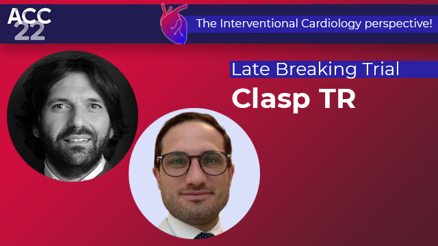 One-year Results of the Clasp TR Study: Transcatheter Treatment of Tricuspid Regurgitation