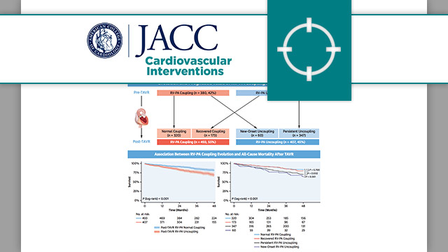 Evolution and prognostic impact of right ventricular–pulmonary artery coupling after transcatheter aortic valve replacement