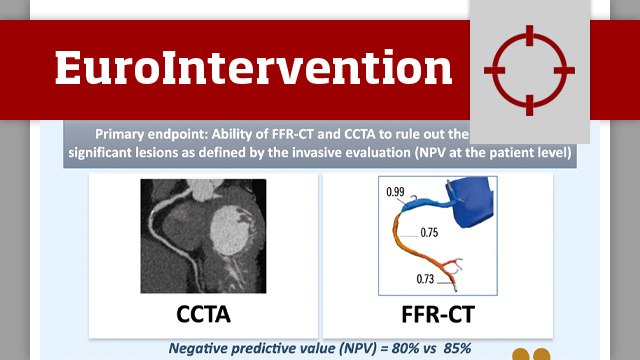 Usefulness of FFR-CT to exclude haemodynamically significant lesions in high-risk NSTE-ACS