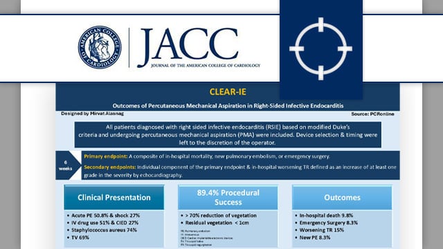 CLEAR-IE: outcomes of percutaneous mechanical aspiration in right-sided infective endocarditis