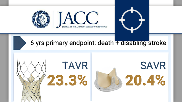 6-year outcomes after TAVR vs SAVR in low-risk patients with AS