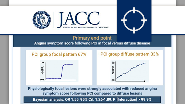 Focal vs diffuse CAD and angina relief with PCI: ORBITA-2