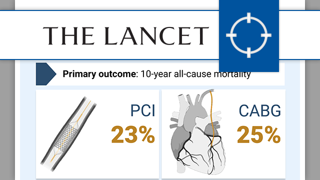 PCI vs CABG in left main disease: 10-year NOBLE results