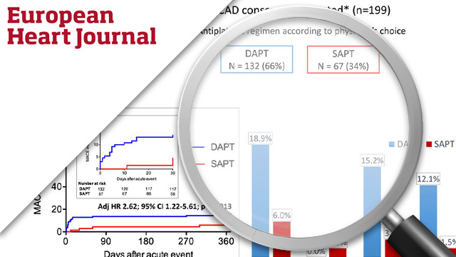 Antiplatelet therapy in patients with conservatively managed spontaneous coronary artery dissection from the multicentre DISCO registry