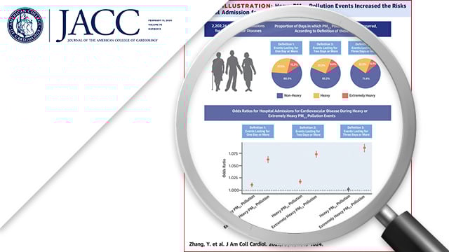Risk of cardiovascular hospital admission after exposure to fine particulate pollution