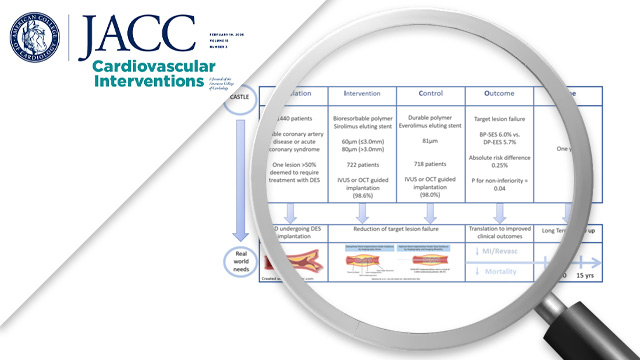 Ultrathin, biodegradable-polymer sirolimus-eluting stent vs thin, durable-polymer everolimus-eluting stent