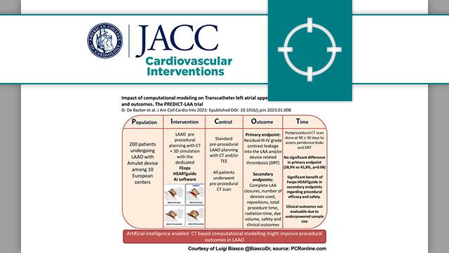 Impact of computational modeling on transcatheter left atrial appendage closure efficiency and outcomes: the PREDICT-LAA trial