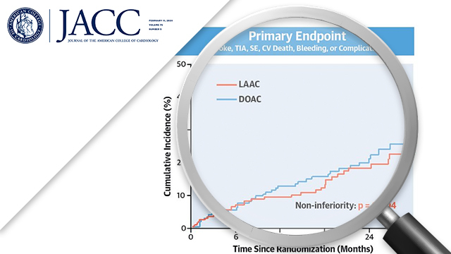 LAAC versus DOACs in high-risk patients with AF
