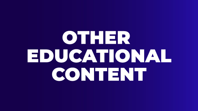 Other educational content 